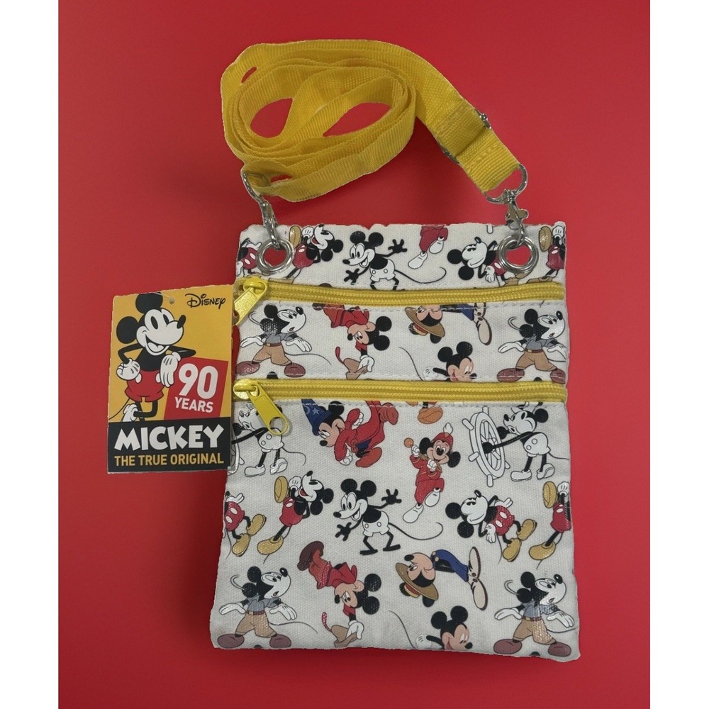 Disney Mickey Mouse Messenger Crossbody Bag Set Comic Book Style & Mickey Age